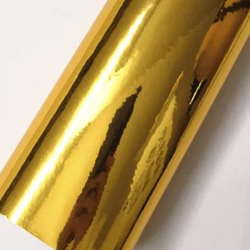 Зеркальная золотая металлизированная пленка