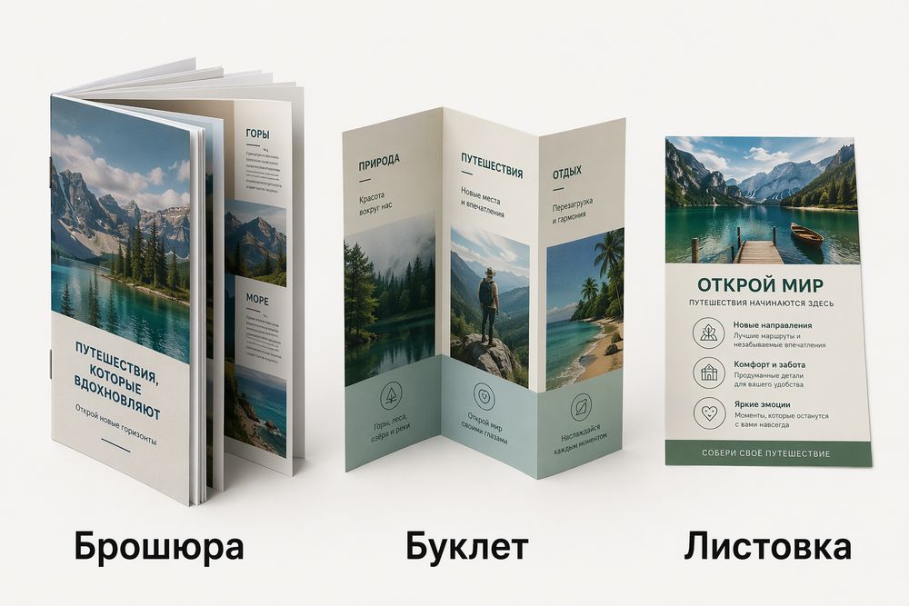 Брошюра, буклет, листовка
