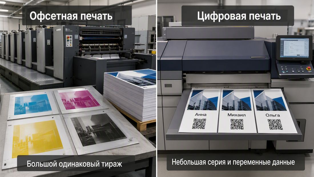 Офсетная и цифровая печать