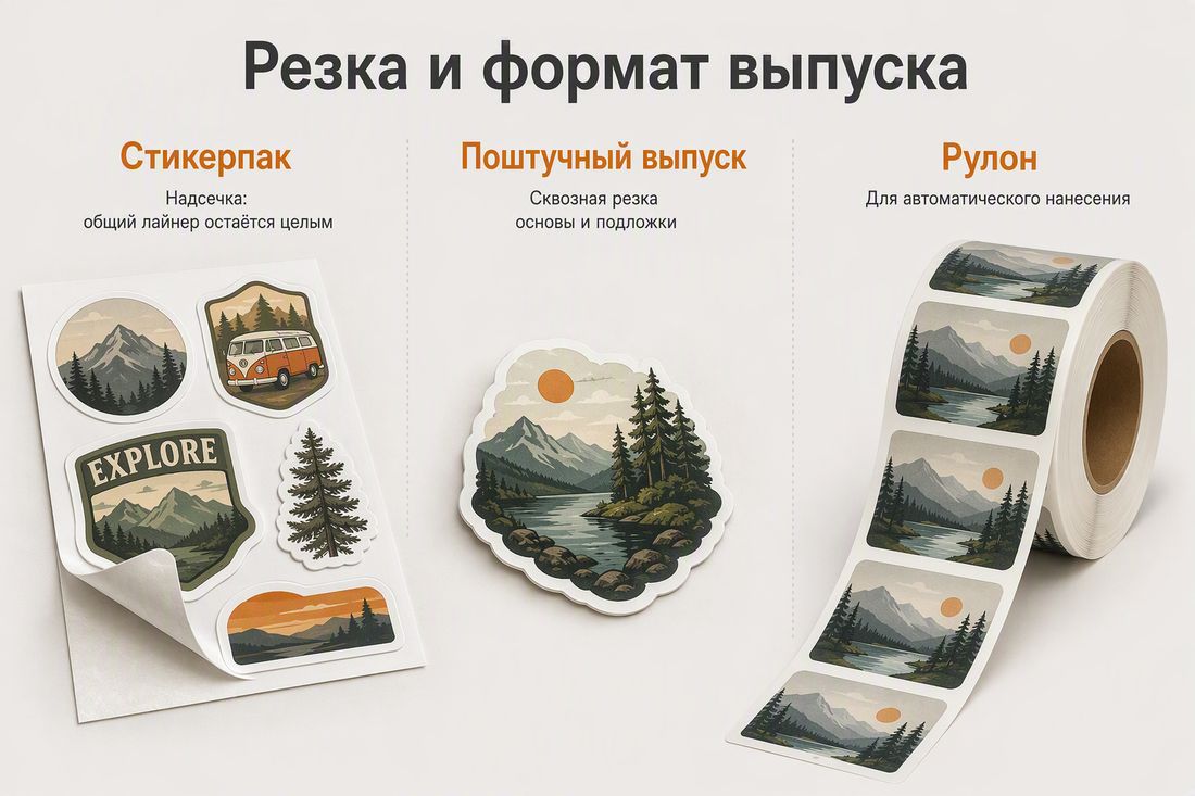 Контурная резка и форматы выпуска
